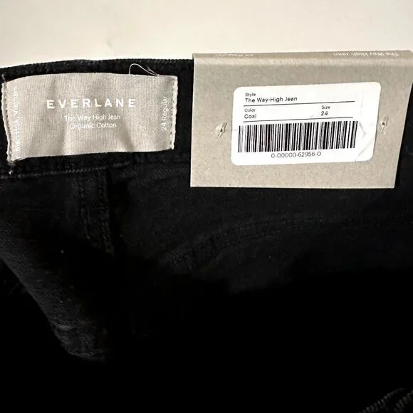 NWT Everlane Black The Way High Jean - Size 24
